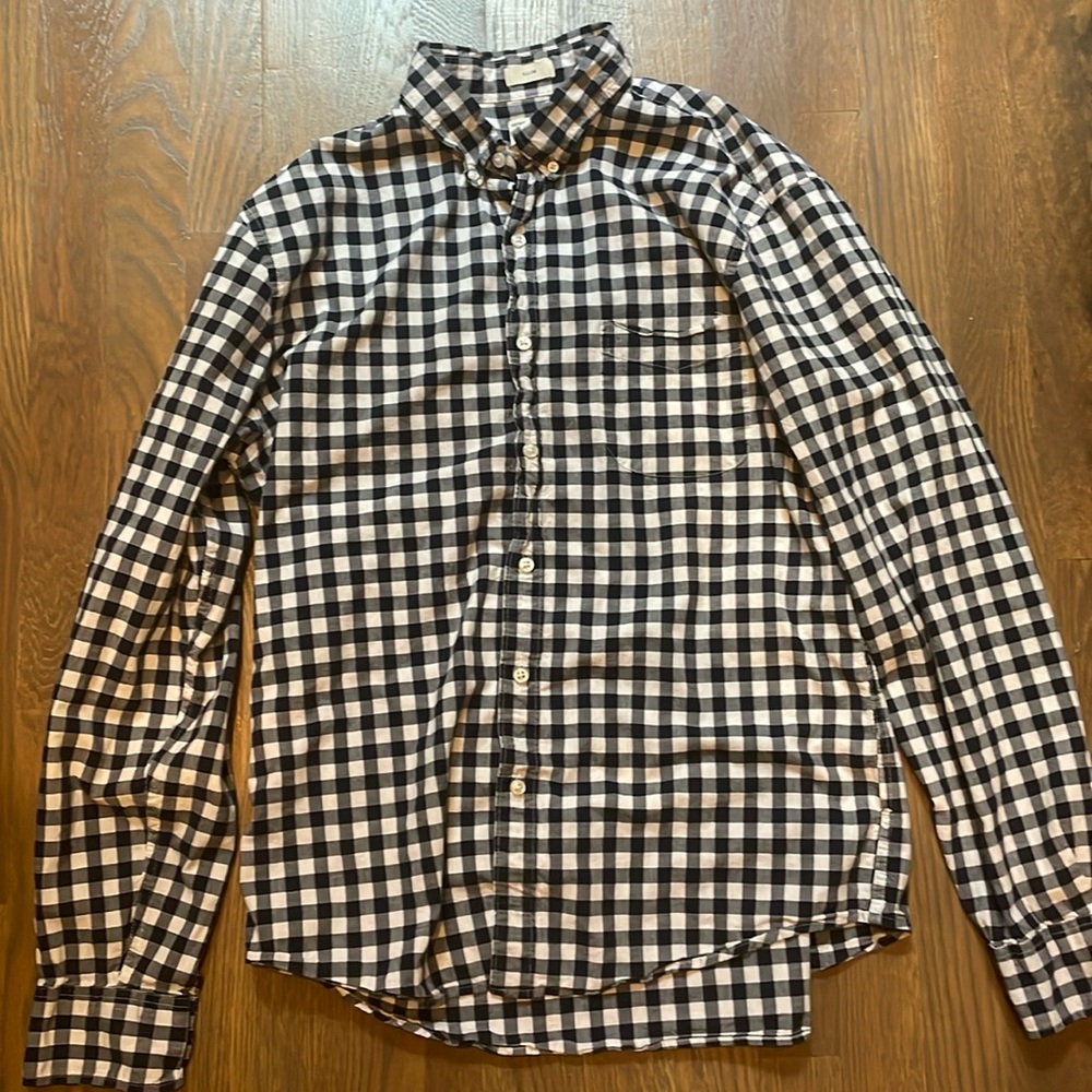 Mens Jcrew Secret Wash Shirt - Size Large Slim